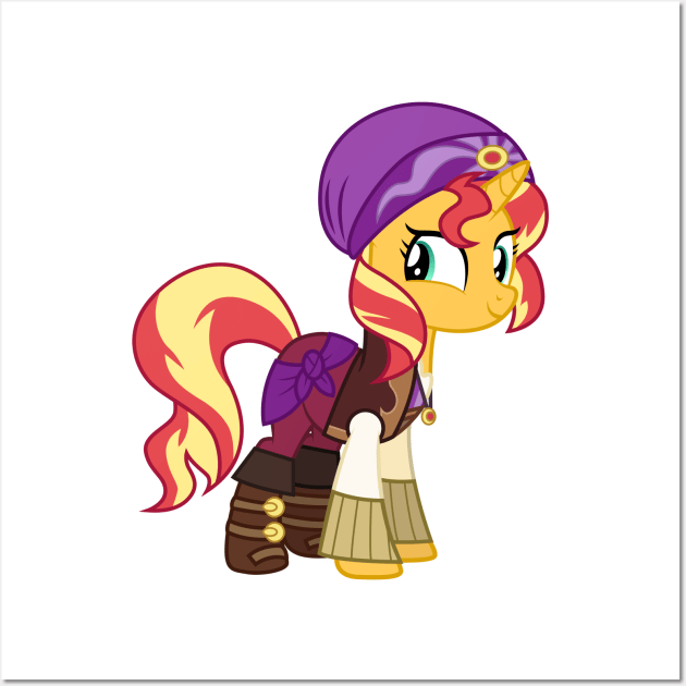 Movie Magic Sunset Shimmer Wall Art by CloudyGlow